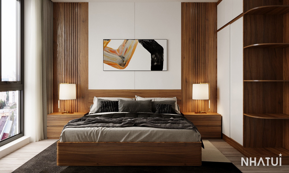 Không gian nội thất phòng khách của căn hộ Terra An Hưng do NHÀ TUI đảm nhận