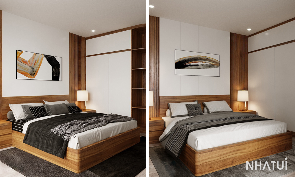 Không gian nội thất phòng khách của căn hộ Terra An Hưng do NHÀ TUI đảm nhận