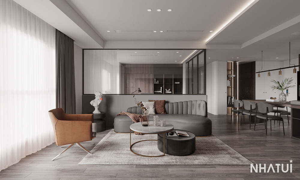 Nội thất sau khi hoàn thiện của căn hộ Spark Dương Nội do NHÀ TUI thực hiện.